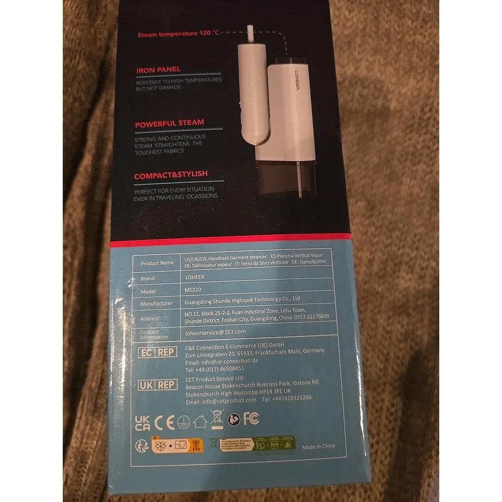 Travel Steamer for Clothes Garment Steamer Powerful Steam New